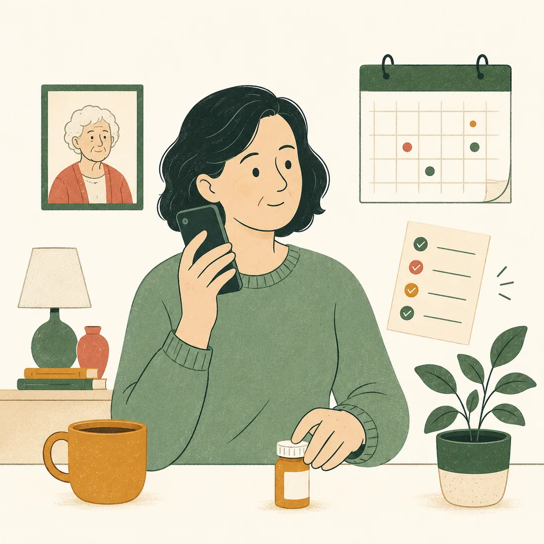 Illustration — The nearby sibling